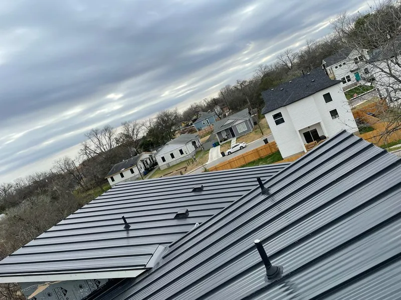 Standing seam metal roof panels with vents for Skylight Repair in Pittsburg